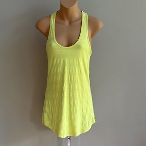 Lululemon Bright Yellow Sleeveless Racerback Women's Top Size 4